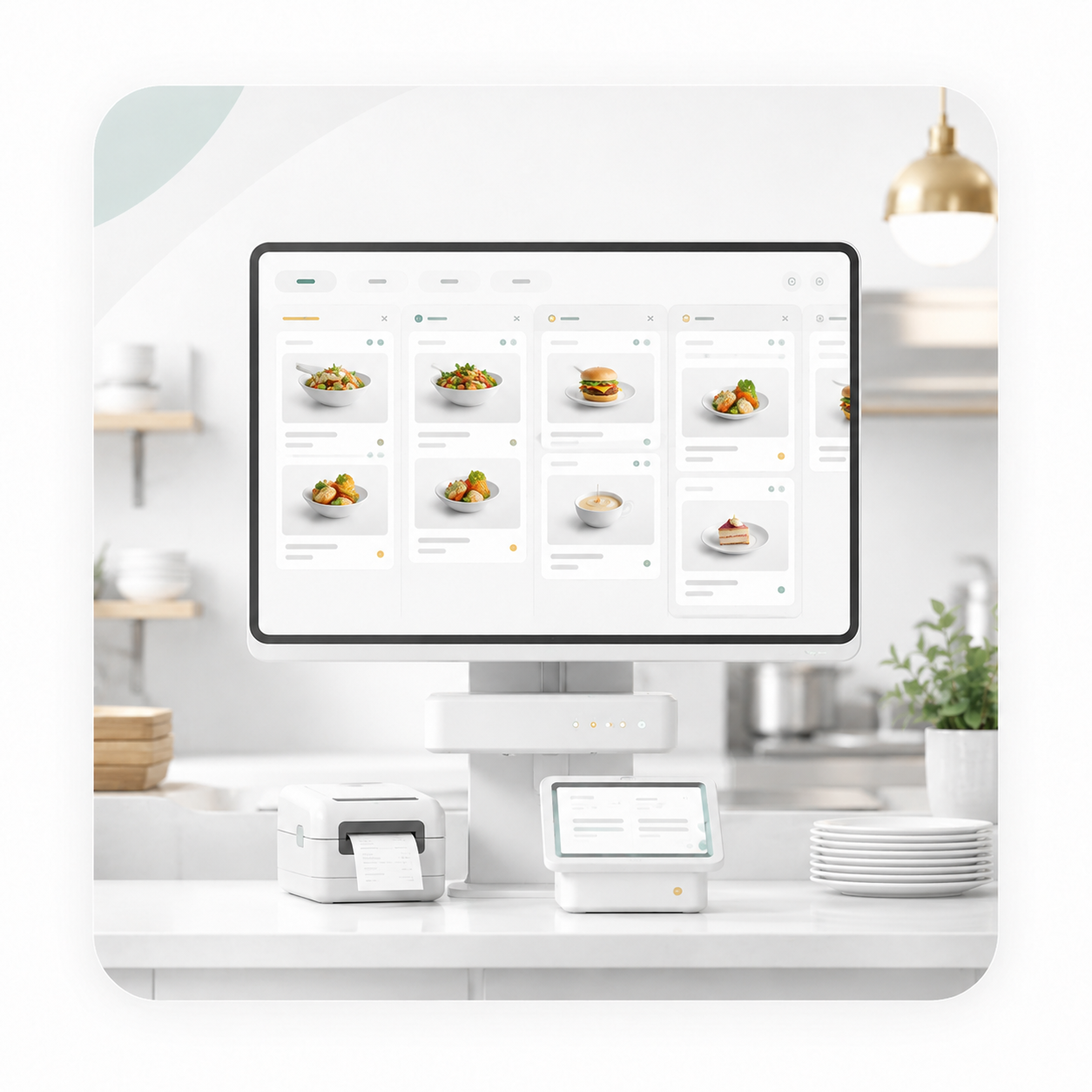 Kitchen display from the Dragon Stack ecosystem